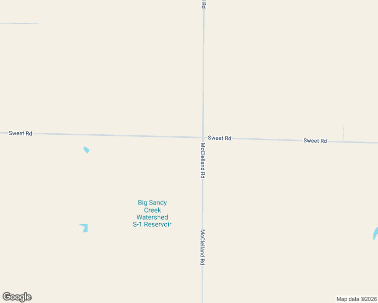 map of restaurants, bars, coffee shops, grocery stores, and more near 16380 McClelland Road in Calhan