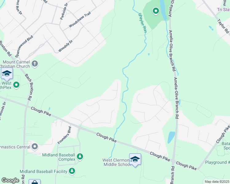 map of restaurants, bars, coffee shops, grocery stores, and more near 1350 Tiburon Drive in Batavia