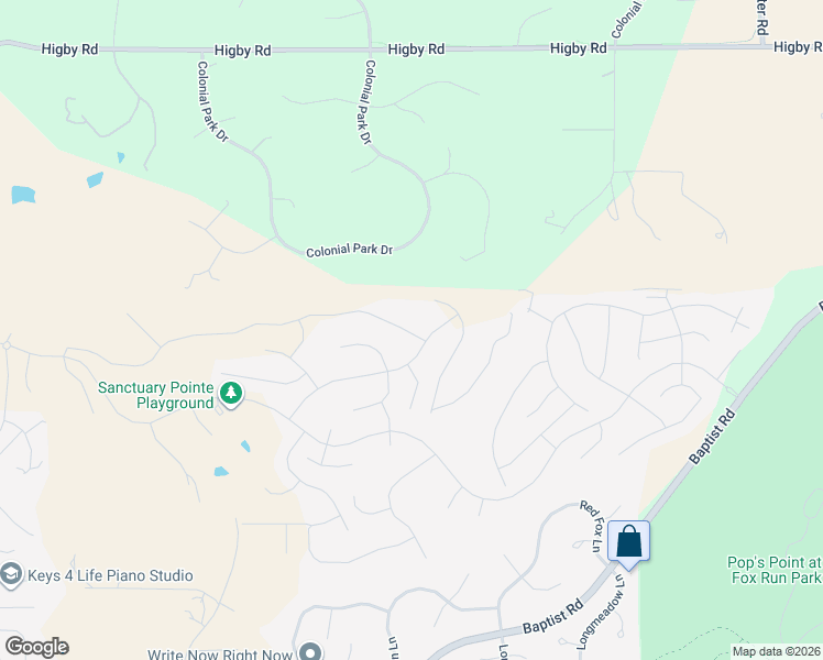 map of restaurants, bars, coffee shops, grocery stores, and more near 1070 Panoramic Drive in Colorado Springs