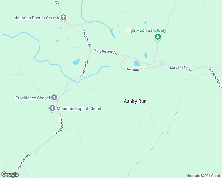 map of restaurants, bars, coffee shops, grocery stores, and more near 146 Cliff Lane in Bluemont