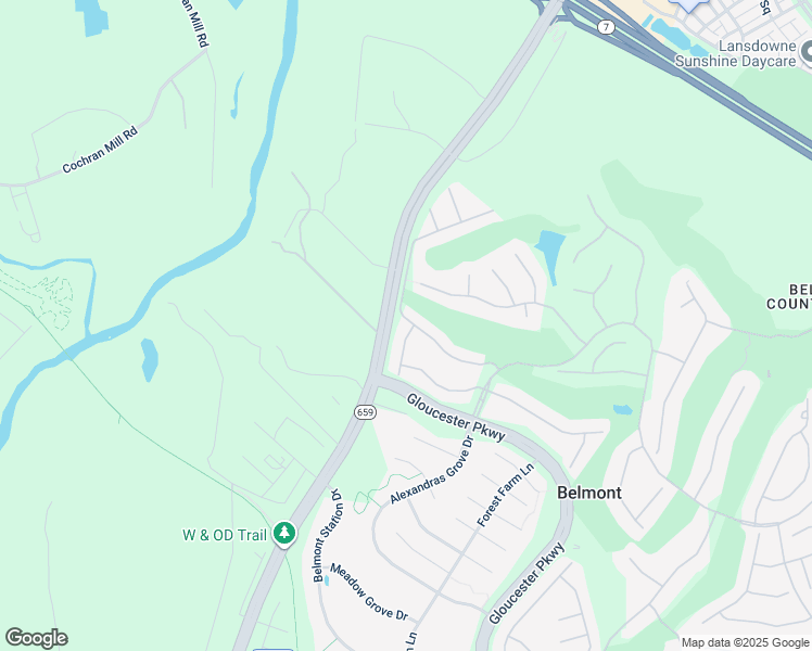 map of restaurants, bars, coffee shops, grocery stores, and more near 19737 Estancia Terrace in Ashburn