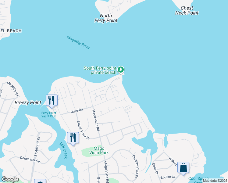 map of restaurants, bars, coffee shops, grocery stores, and more near 735 Cottage Drive in Arnold