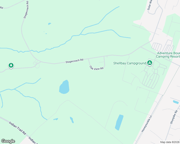 map of restaurants, bars, coffee shops, grocery stores, and more near 18 Oak View Road in Cape May County