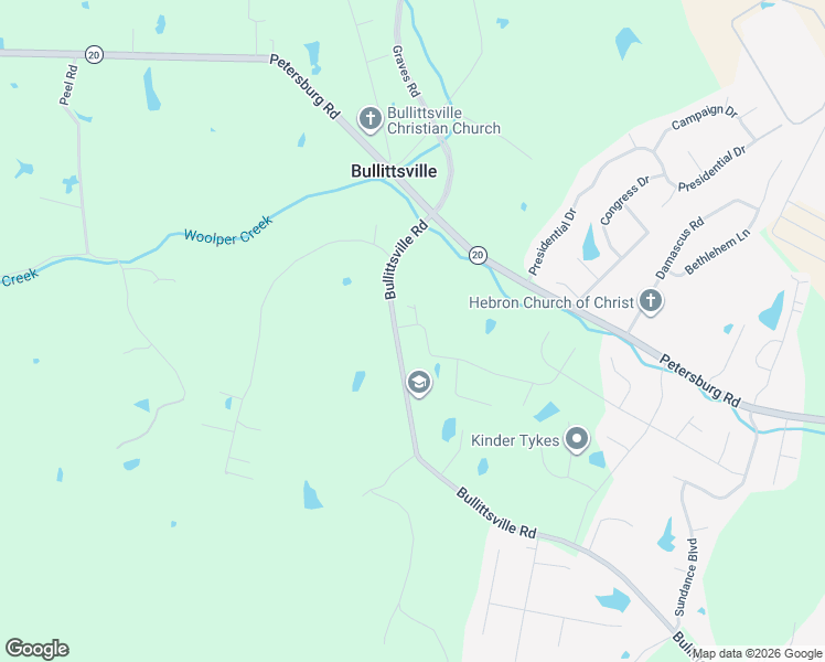 map of restaurants, bars, coffee shops, grocery stores, and more near 3205 Cornerstone Drive in Burlington