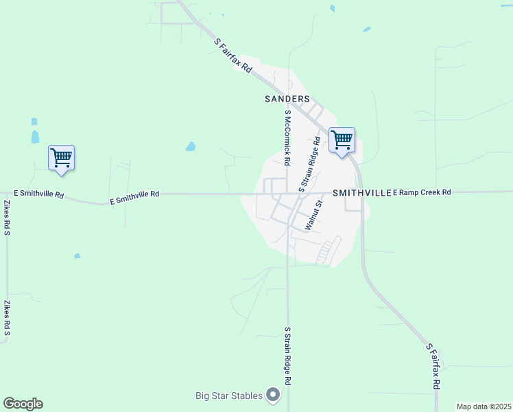 map of restaurants, bars, coffee shops, grocery stores, and more near Chestnut St in Bloomington