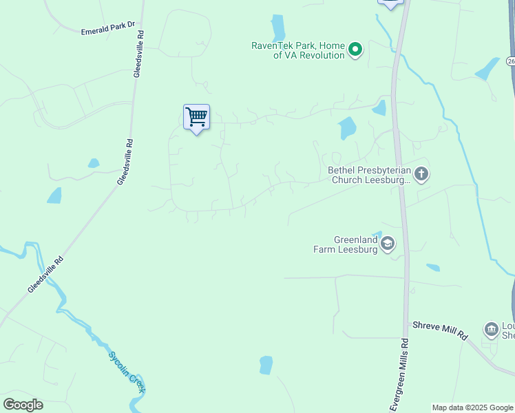 map of restaurants, bars, coffee shops, grocery stores, and more near 41031 Grenata Preserve Place in Leesburg