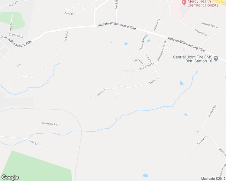 map of restaurants, bars, coffee shops, grocery stores, and more near 2260 Siesta Drive in Batavia