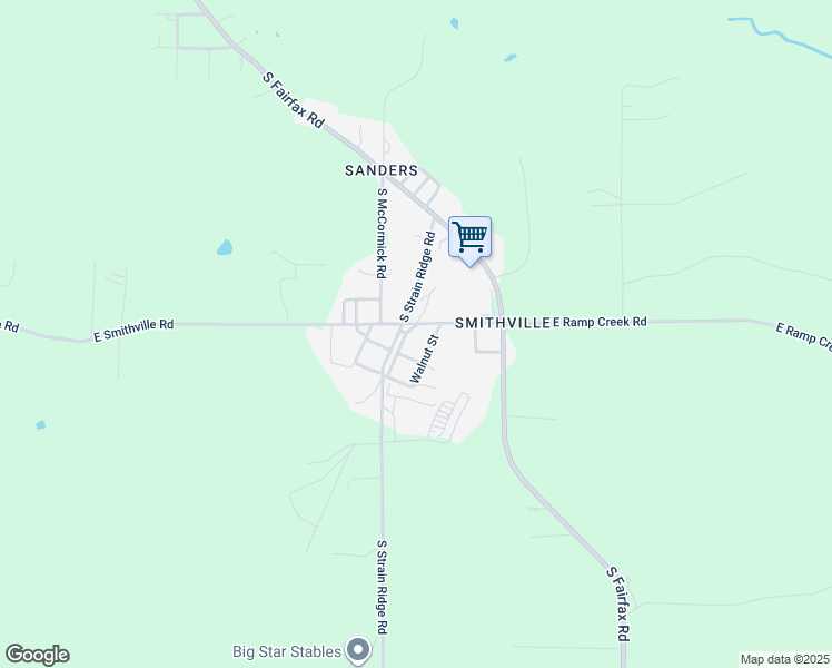 map of restaurants, bars, coffee shops, grocery stores, and more near in Smithville