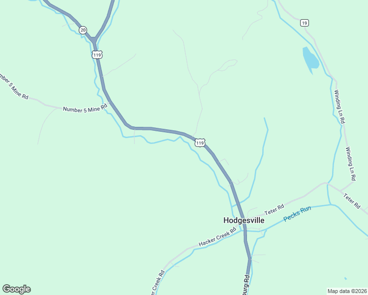 map of restaurants, bars, coffee shops, grocery stores, and more near 5789 Clarksburg Road in Buckhannon