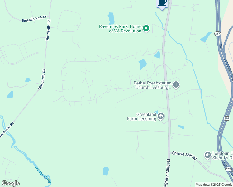 map of restaurants, bars, coffee shops, grocery stores, and more near 41085 Grenata Preserve Place in Leesburg
