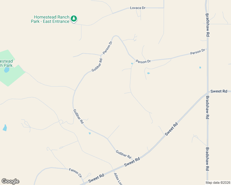 map of restaurants, bars, coffee shops, grocery stores, and more near 16490 Mesquite Road in Peyton