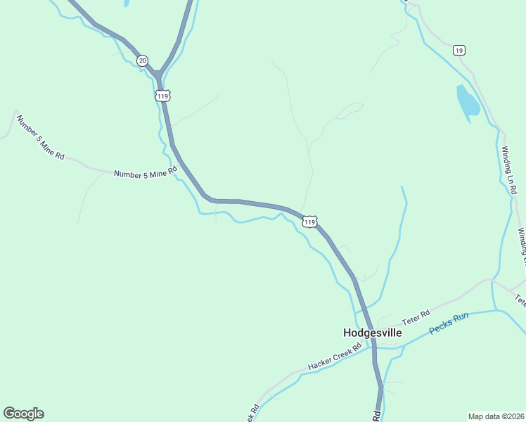 map of restaurants, bars, coffee shops, grocery stores, and more near 5789 Clarksburg Road in Buckhannon