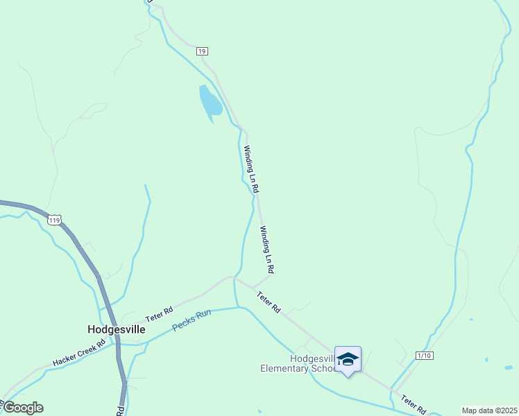 map of restaurants, bars, coffee shops, grocery stores, and more near 318 Winding Lane Road in Volga