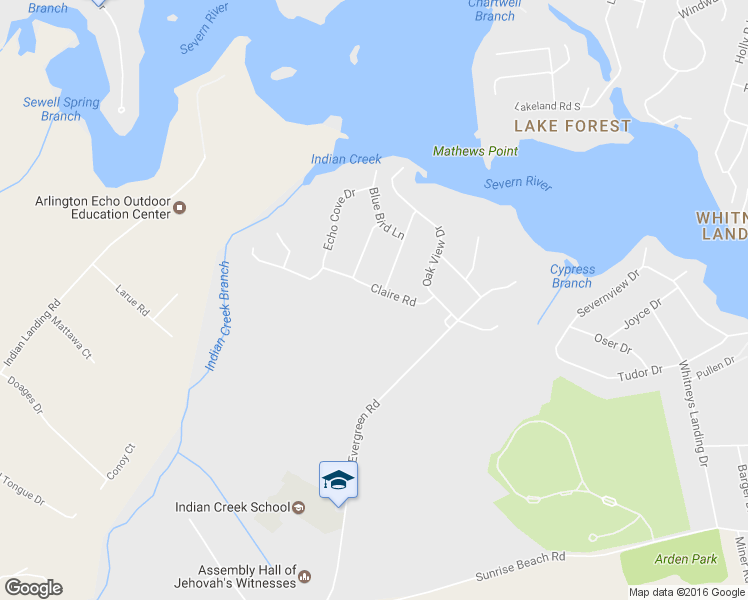 map of restaurants, bars, coffee shops, grocery stores, and more near 1163 Claire Road in Crownsville