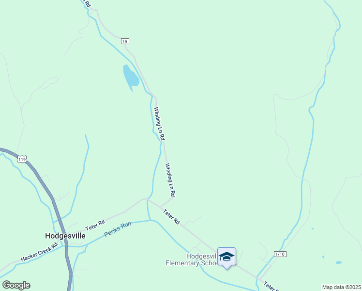 map of restaurants, bars, coffee shops, grocery stores, and more near 318 Winding Lane Road in Volga
