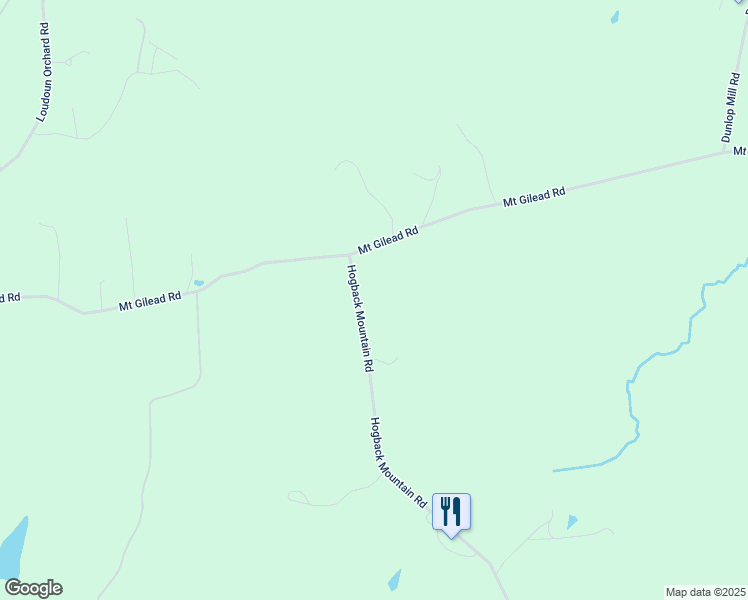 map of restaurants, bars, coffee shops, grocery stores, and more near 19682 Hogback Mountain Road in Leesburg