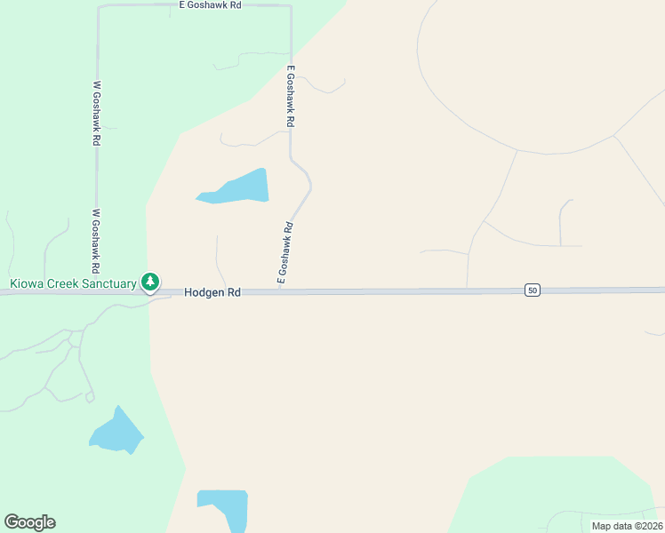 map of restaurants, bars, coffee shops, grocery stores, and more near 16835 Goshawk Road in Colorado Springs