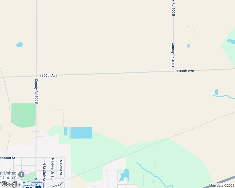 map of restaurants, bars, coffee shops, grocery stores, and more near 3571 East 1100th Avenue in Altamont