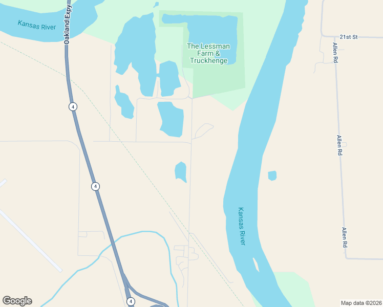 map of restaurants, bars, coffee shops, grocery stores, and more near 1148 Northeast Kincaid Road in Topeka