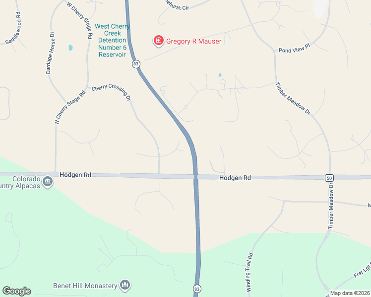 map of restaurants, bars, coffee shops, grocery stores, and more near 3415 Double Tree Court in Colorado Springs