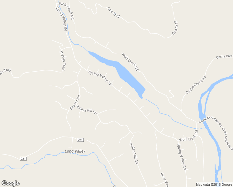 map of restaurants, bars, coffee shops, grocery stores, and more near 3065 Spring Valley Road in Clearlake Oaks