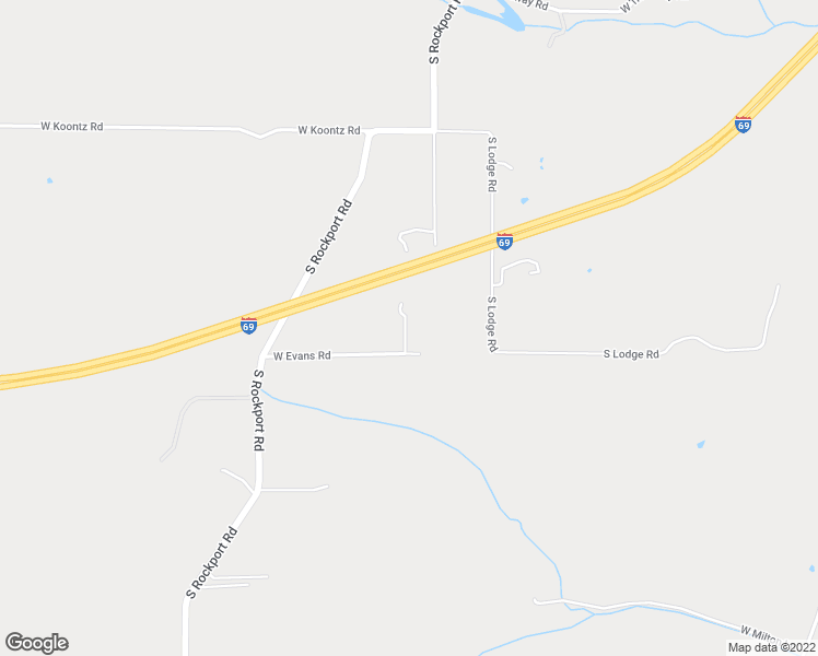 map of restaurants, bars, coffee shops, grocery stores, and more near 4850 West Evans Road in Bloomington