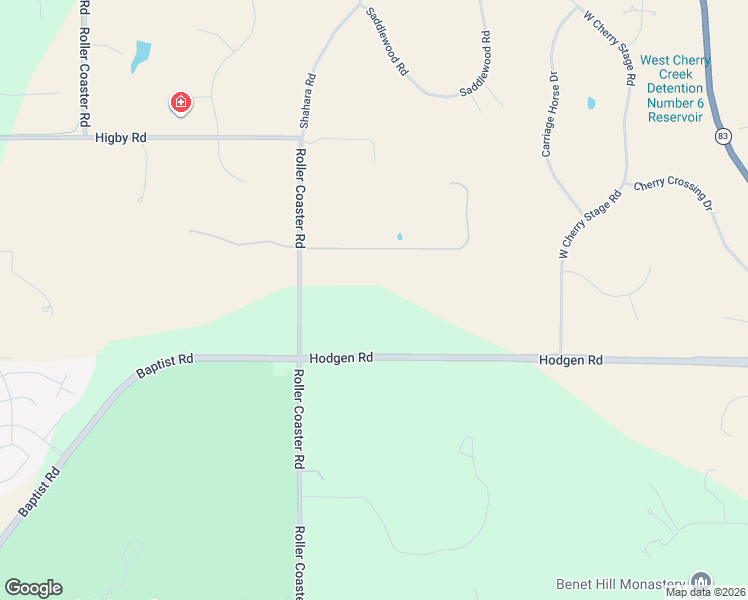 map of restaurants, bars, coffee shops, grocery stores, and more near 16755 Roller Coaster Road in Colorado Springs