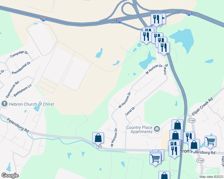 map of restaurants, bars, coffee shops, grocery stores, and more near in Hebron