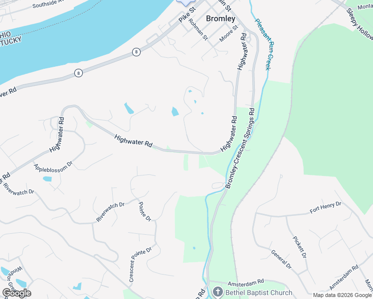 map of restaurants, bars, coffee shops, grocery stores, and more near 1746 Highwater Road in Bromley