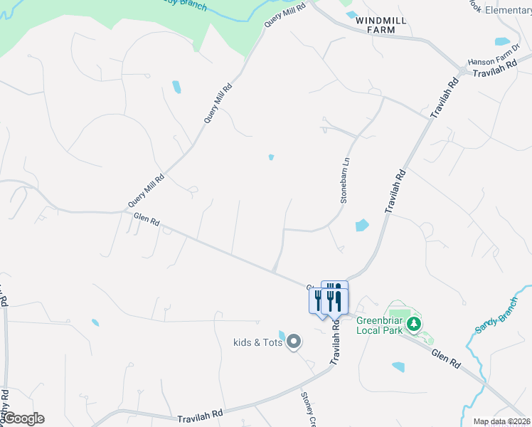 map of restaurants, bars, coffee shops, grocery stores, and more near 13212 Squires Court in North Potomac