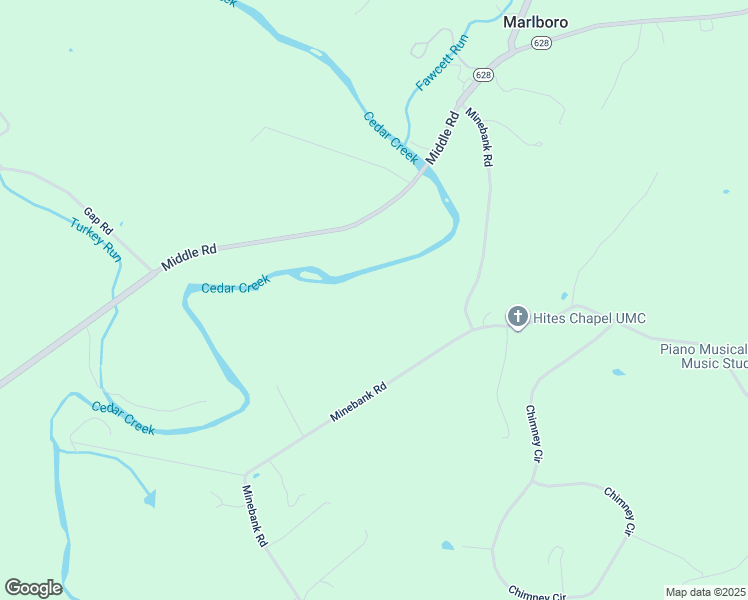 map of restaurants, bars, coffee shops, grocery stores, and more near Minebank Road in Middletown