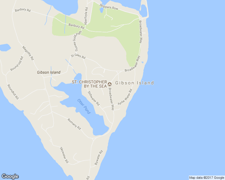 map of restaurants, bars, coffee shops, grocery stores, and more near 639 Broadwater Way in Gibson Island