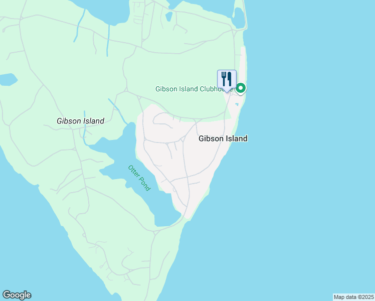map of restaurants, bars, coffee shops, grocery stores, and more near 639 Broadwater Way in Gibson Island