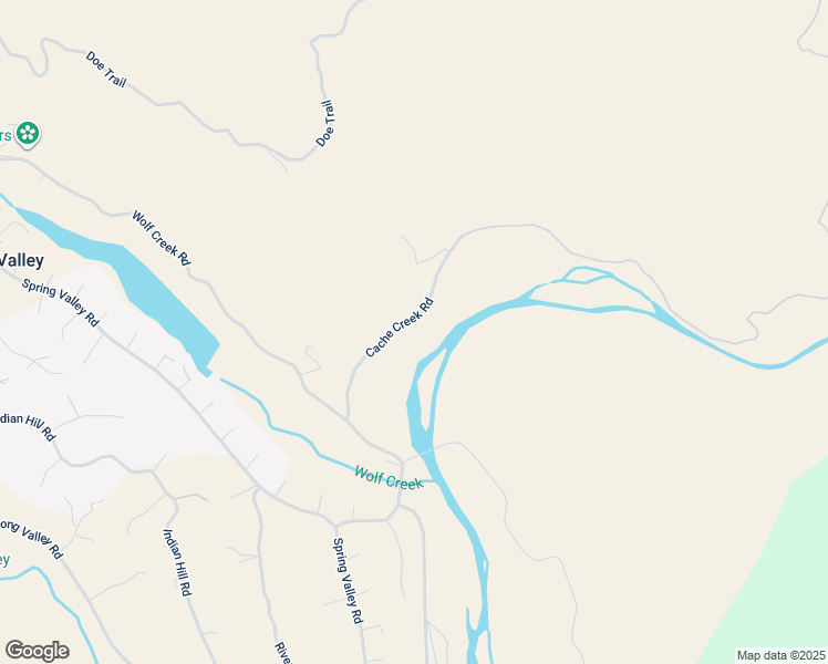 map of restaurants, bars, coffee shops, grocery stores, and more near 17392 Cache Creek Road in Clearlake Oaks