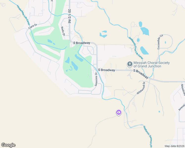 map of restaurants, bars, coffee shops, grocery stores, and more near 2071 Rim Shadow Court in Grand Junction