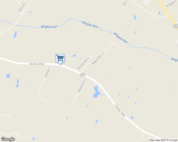 map of restaurants, bars, coffee shops, grocery stores, and more near 1555 Fairfax Pike in White Post