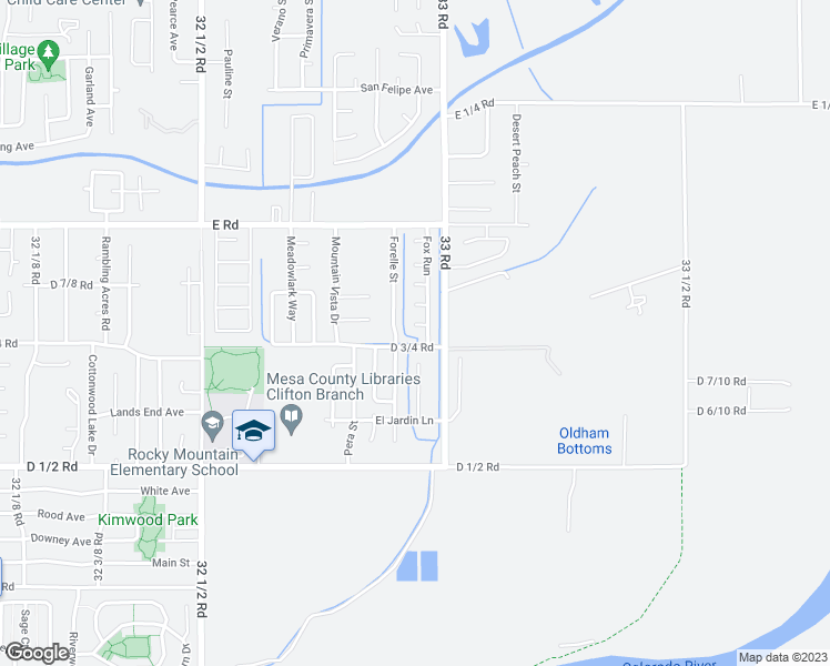 map of restaurants, bars, coffee shops, grocery stores, and more near 3295 Swift Fox Court in Clifton