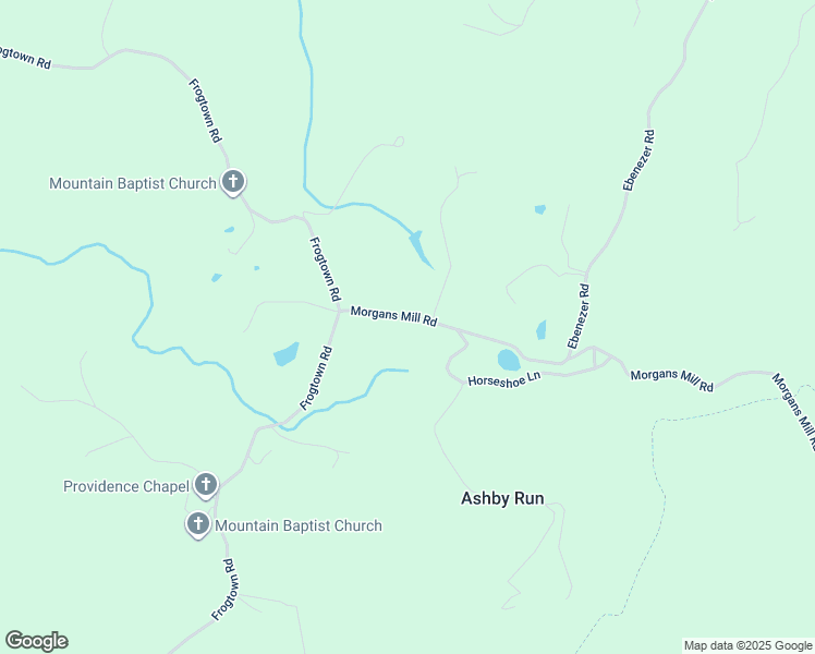 map of restaurants, bars, coffee shops, grocery stores, and more near 2363 Morgans Mill Road in Bluemont
