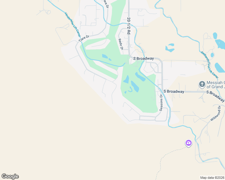 map of restaurants, bars, coffee shops, grocery stores, and more near 460 High Tiara Court in Grand Junction