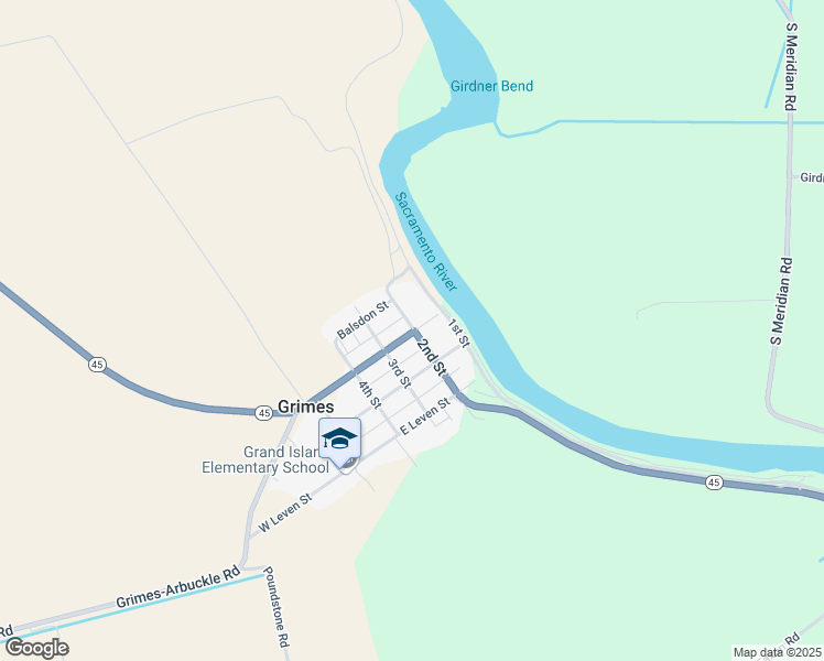 map of restaurants, bars, coffee shops, grocery stores, and more near in Grimes