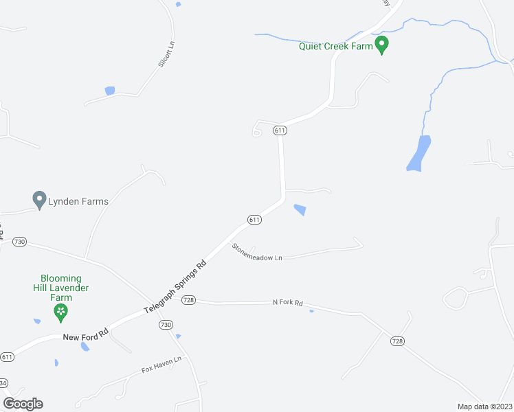 map of restaurants, bars, coffee shops, grocery stores, and more near 19647 Telegraph Springs Road in Purcellville
