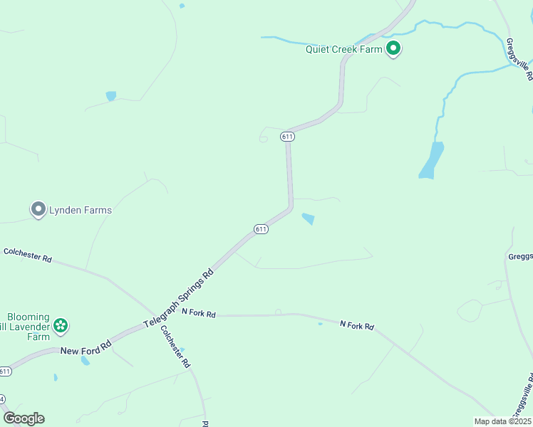 map of restaurants, bars, coffee shops, grocery stores, and more near 19647 Telegraph Springs Road in Purcellville