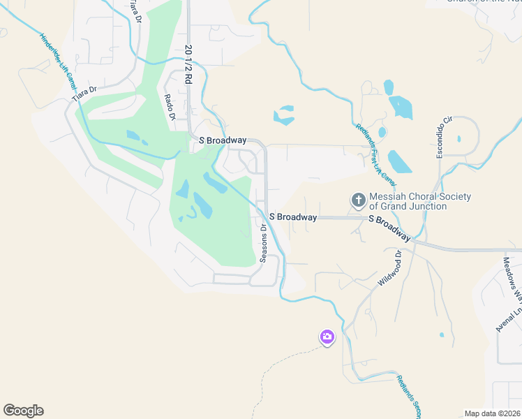 map of restaurants, bars, coffee shops, grocery stores, and more near 476 Seasons Drive in Grand Junction