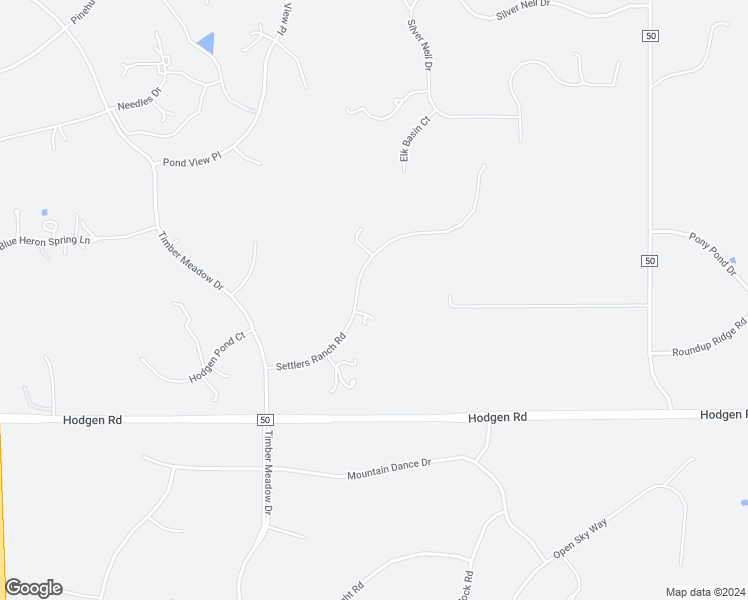 map of restaurants, bars, coffee shops, grocery stores, and more near 4642 Settlers Ranch Road in Colorado Springs