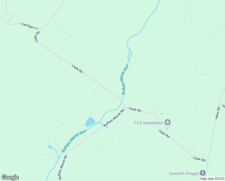 map of restaurants, bars, coffee shops, grocery stores, and more near 697 Clark Road in Stephens City