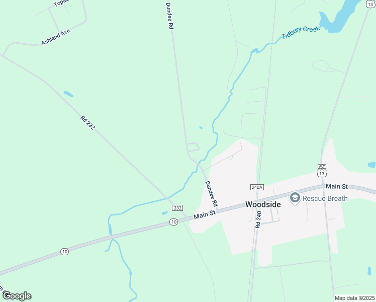 map of restaurants, bars, coffee shops, grocery stores, and more near 8 Wooded Way in Dover