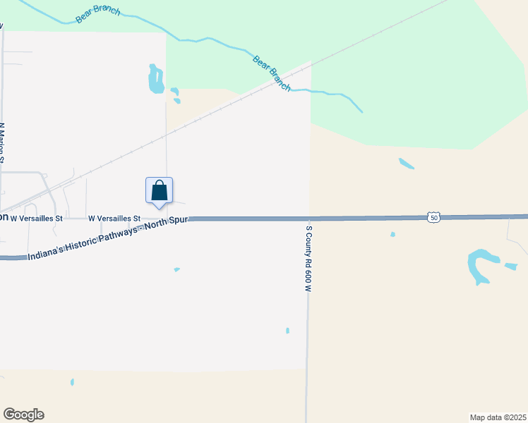 map of restaurants, bars, coffee shops, grocery stores, and more near 6164 U.S. 50 in Holton