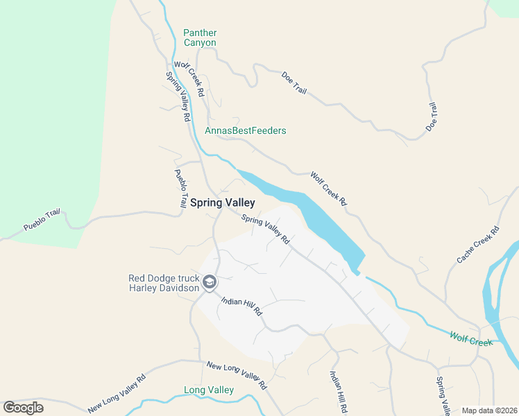 map of restaurants, bars, coffee shops, grocery stores, and more near 3245 Weeping Willow Way in Clearlake Oaks