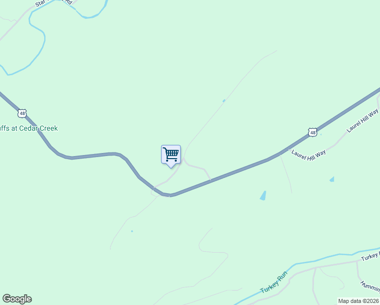 map of restaurants, bars, coffee shops, grocery stores, and more near 200 Mile Ridge Estates in Lebanon Church