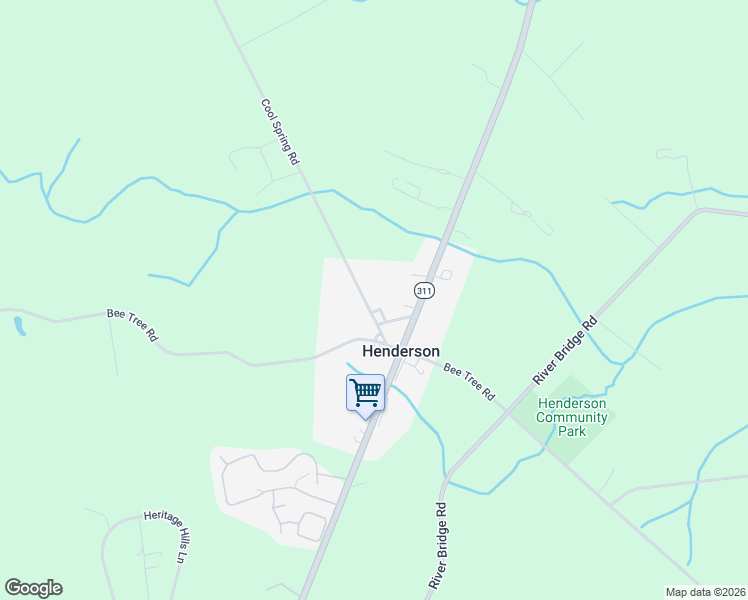 map of restaurants, bars, coffee shops, grocery stores, and more near 327 Cool Spring Road in Marydel